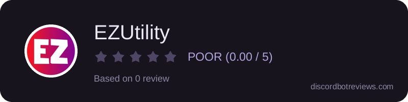 Rating widget preview for EZUtility