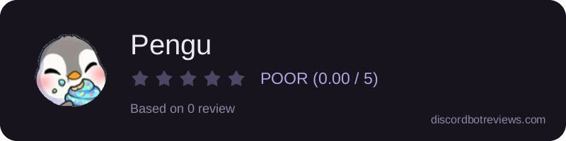 Rating widget preview for Pengu