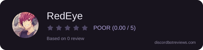 Rating widget preview for RedEye