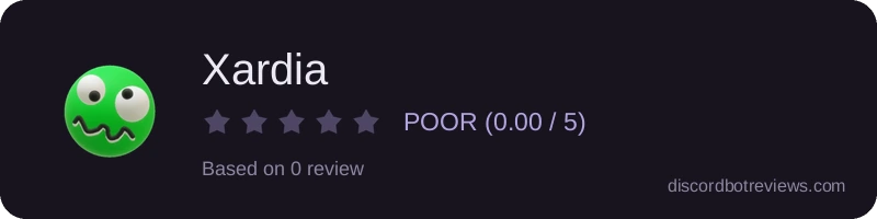 Rating widget preview for Xardia