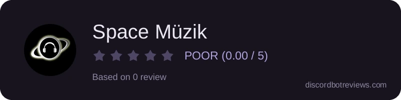 Rating widget preview for Space Müzik