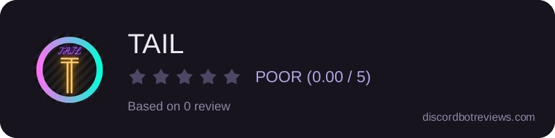 Rating widget preview for TAIL