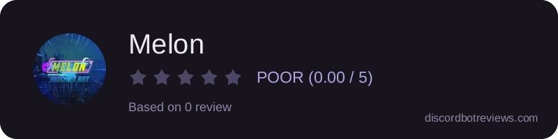 Rating widget preview for Melon