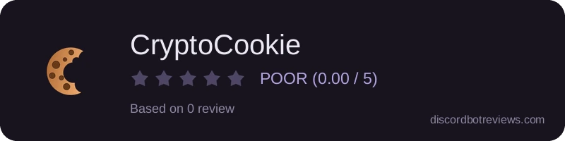 Rating widget preview for CryptoCookie