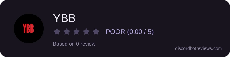 Rating widget preview for YBB