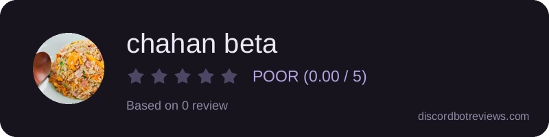 Rating widget preview for chahan beta