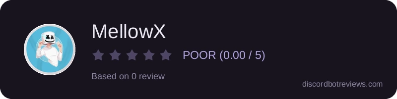 Rating widget preview for MellowX