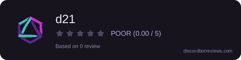 Rating banner for d21