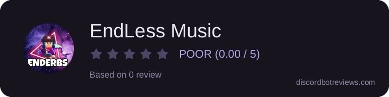 Rating widget preview for EndLess Music