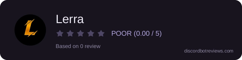 Rating widget preview for Lerra