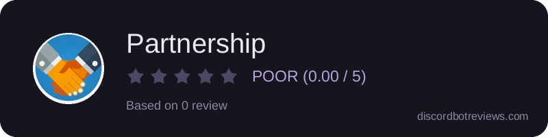 Rating widget preview for Partnership