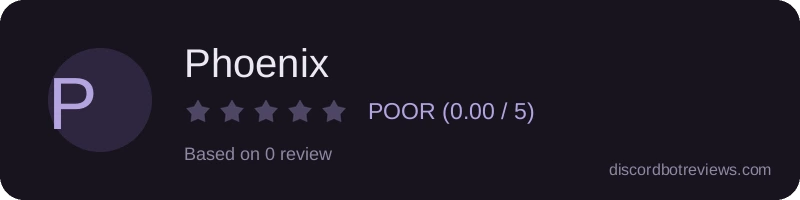 Rating widget preview for Phoenix