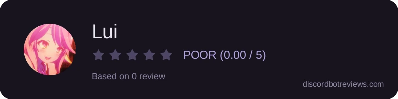 Rating widget preview for Lui