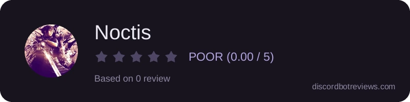 Rating widget preview for Noctis