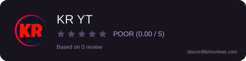 Rating widget preview for KR YT