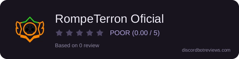 Rating widget preview for RompeTerron Oficial