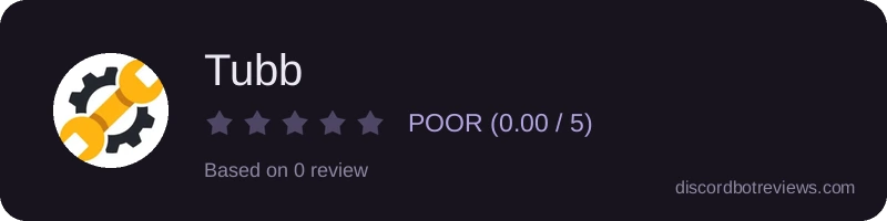 Rating widget preview for Tubb