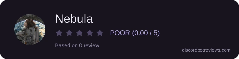 Rating widget preview for Nebula