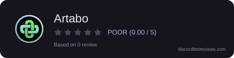 Rating widget preview for Artabo