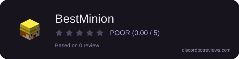 Rating banner for BestMinion