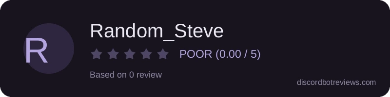 Rating banner for Random_Steve