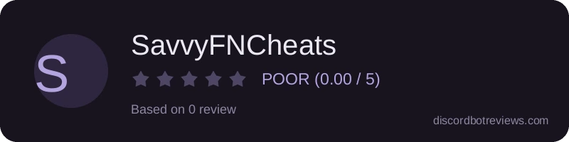 Rating banner for SavvyFNCheats