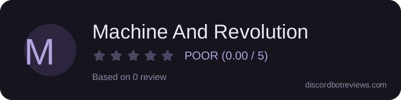 Rating widget preview for Machine And Revolution