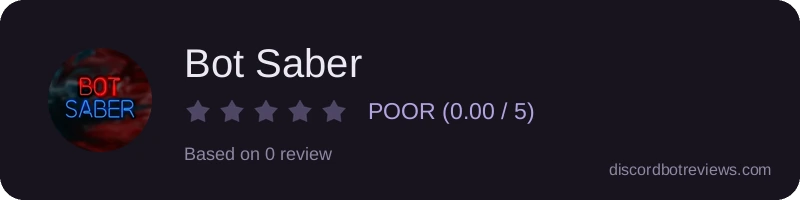 Rating banner for Bot Saber