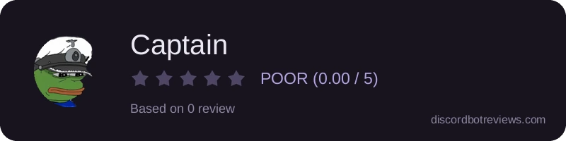 Rating widget preview for Captain