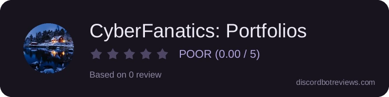 Rating banner for CyberFanatics: Portfolios