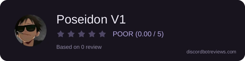 Rating widget preview for Poseidon V1