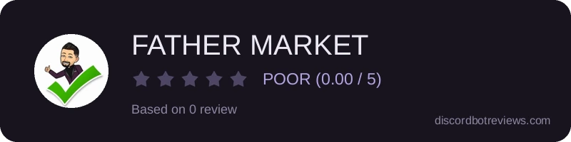 Rating widget preview for FATHER MARKET