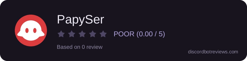 Rating widget preview for PapySer