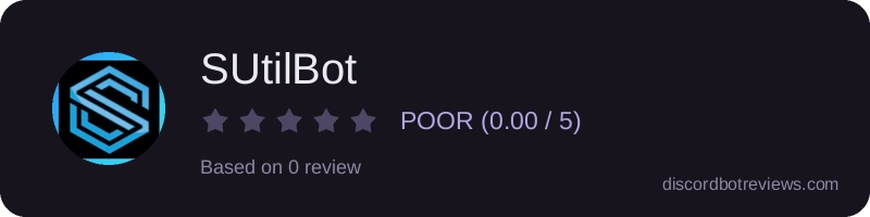 Rating banner for SUtilBot
