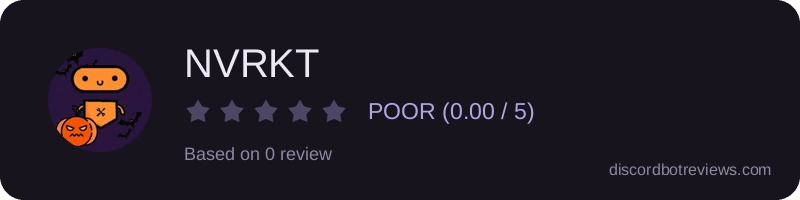 Rating widget preview for NVRKT