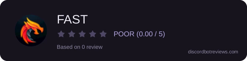 Rating widget preview for FAST