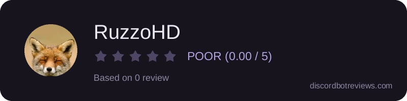 Rating widget preview for RuzzoHD