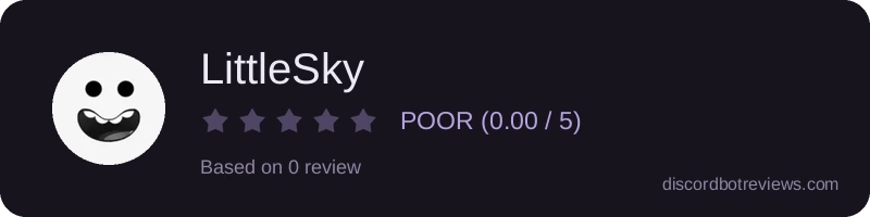 Rating widget preview for LittleSky