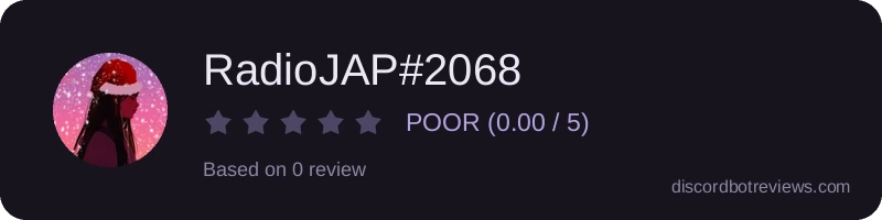 Rating widget preview for RadioJAP#2068