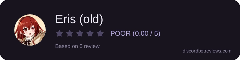 Rating widget preview for Eris (old)