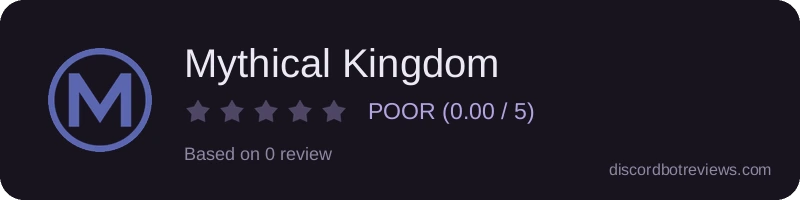 Rating widget preview for Mythical Kingdom
