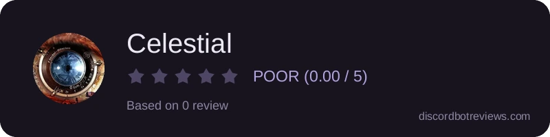 Rating widget preview for Celestial