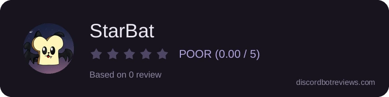 Rating widget preview for StarBat