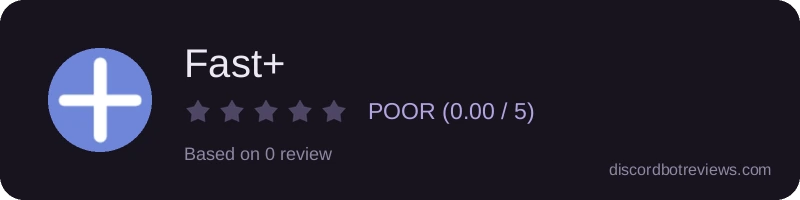 Rating widget preview for Fast+