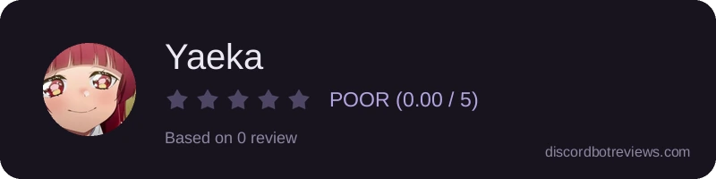 Rating banner for Yaeka