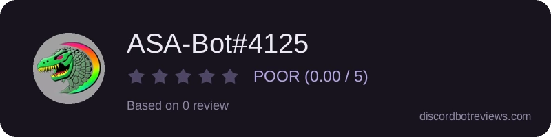 Rating banner for ASA-Bot#4125