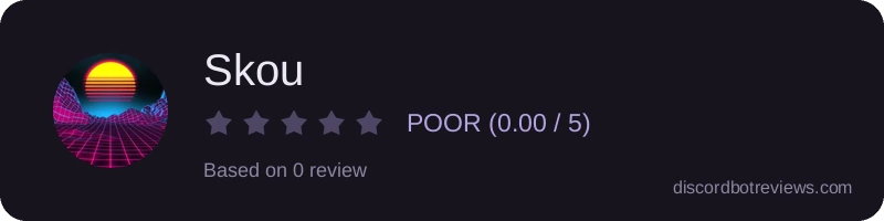 Rating widget preview for Skou