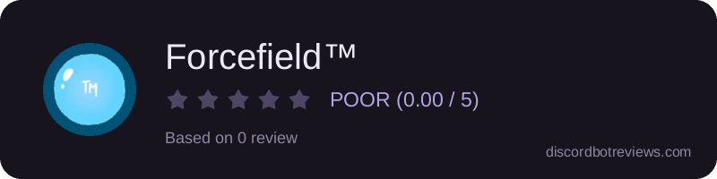 Rating widget preview for Forcefield™
