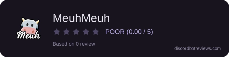 Rating widget preview for MeuhMeuh