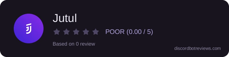 Rating widget preview for Jutul
